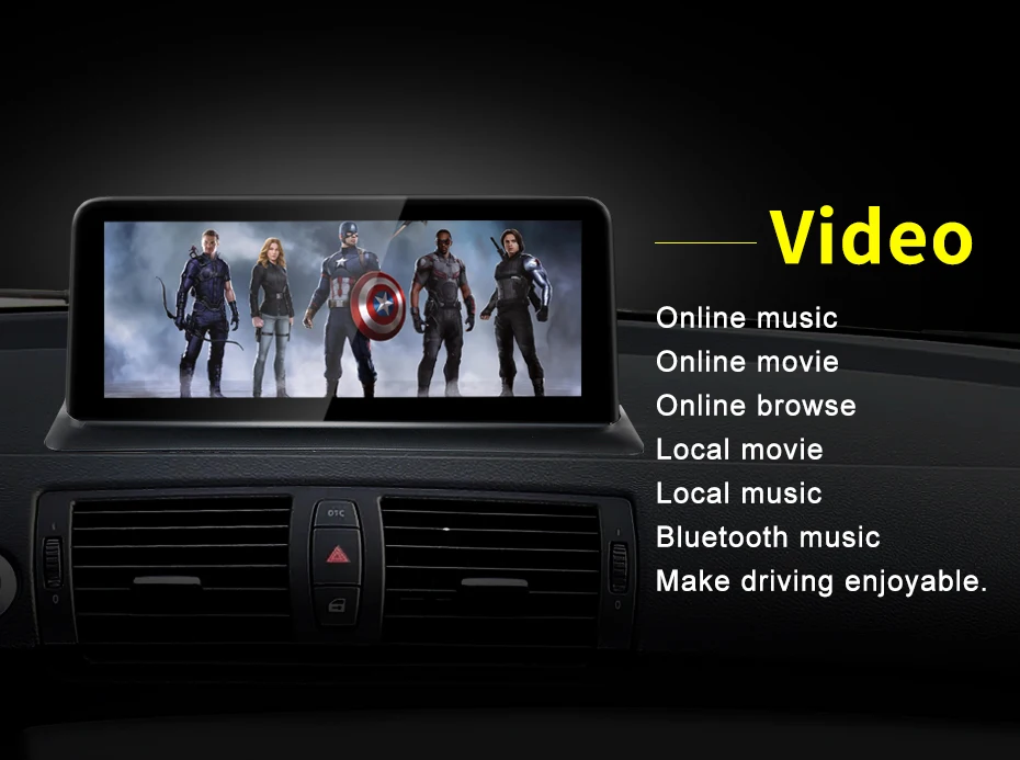 ID8 Qualcomm Snapdragon665 8Core 8G 128G Android12 AUTO Bluetooth For BMW 1 Seri