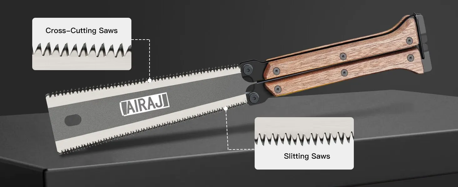 Description Picture 5 of itemAIRAJ Folding Saw SK5 Steel Pocket Garden Saw Japanese Saw, Flush Cut Trim Saw For Woodworking