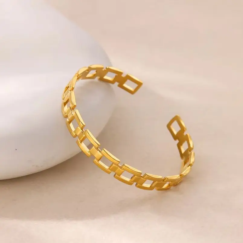 Stainless Steel Chain Bangles For Women
