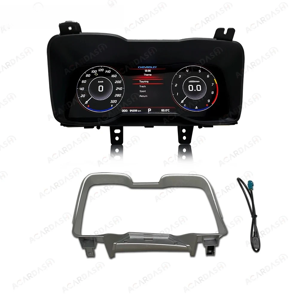 ACARDASH - Panel de Instrumentos Digital, Velocímetro Digital, Tablero Digital, Conexión Plug and Play con Pantalla Head-Up para Chevrolet Camaro de 5ª Generación 3