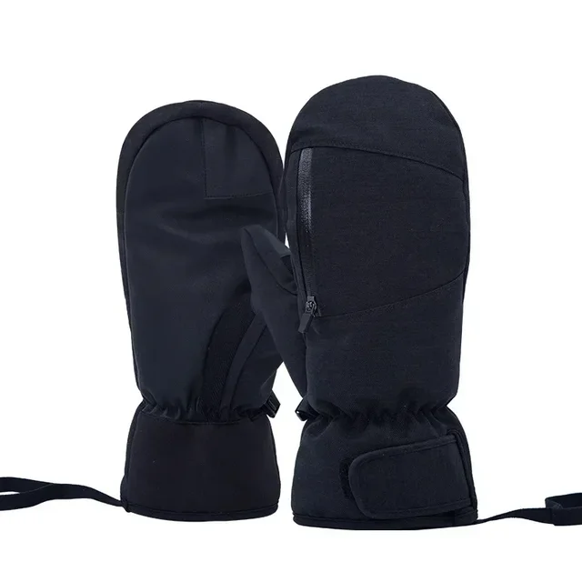 Gants de ski d'hiver imperméables pour snowboard, écran tactile, gants de neige thermiques épais pour hommes et femmes, mitaines chaudes pour motoneige 1