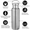 Stainless Steel Thermos 1000ml/600ml Single Layer Water Bottle Reusable and Environmentally Friendly Dishwasher Safe/single Cup 3