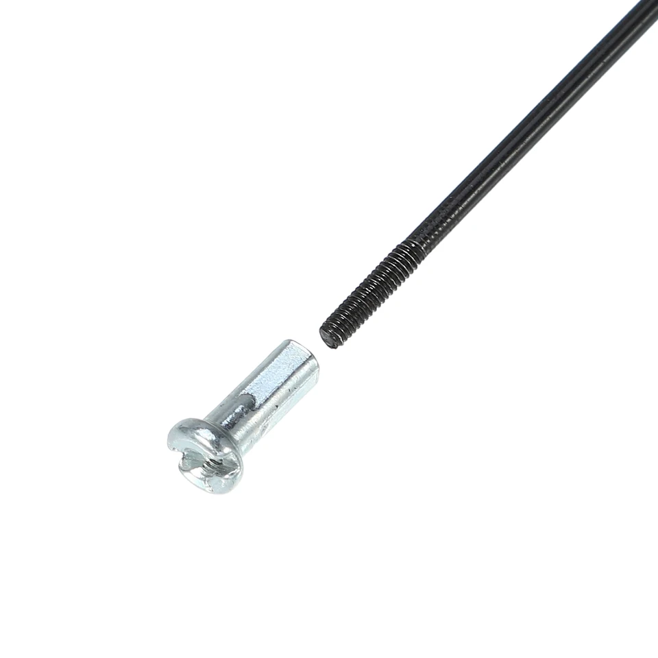 Rayons de Vélo, 10 Pcs 13G 2.2mm Rayons de Vélo en Fer et Manganèse Design Futuriste