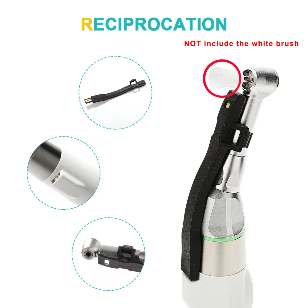 AI-PA-F4 AI Dental Electric Polishing LED Motor With 4:1 Reduction Contra Angle Disposable Head 500-3000 rpm/min