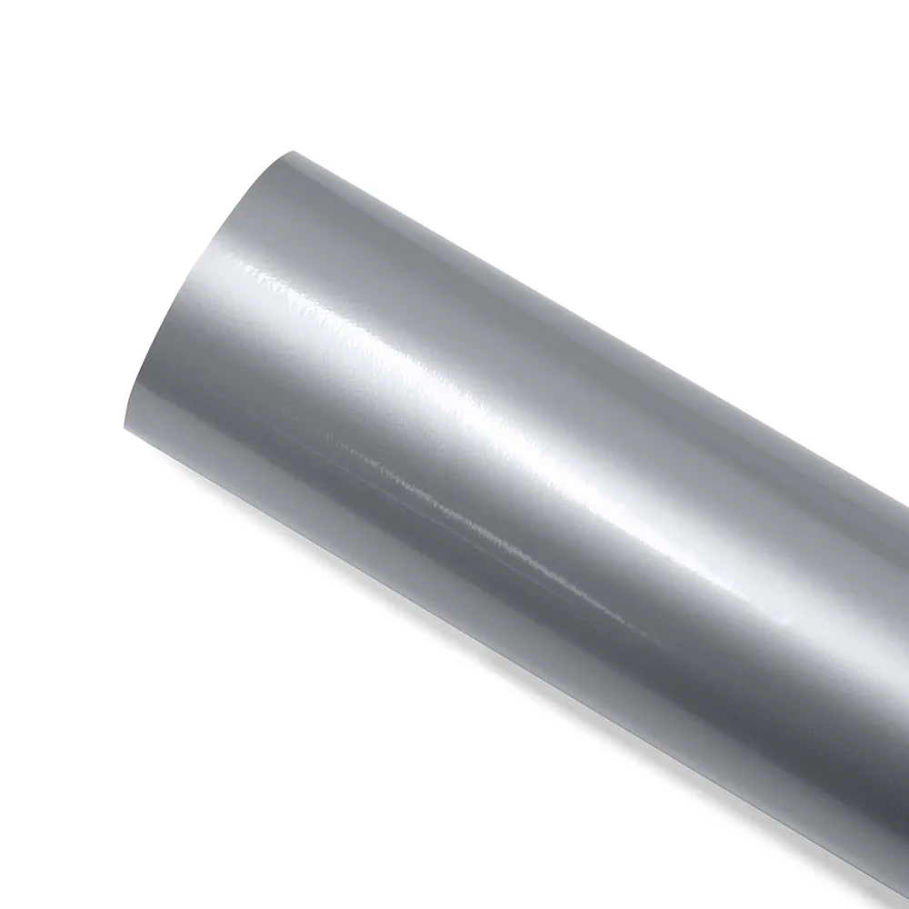 Car Sticker Glossy Silver Color Change PVC Vinyl Film Bubble Free Car Wrapping Decal Accessories Creative Auto Decoration