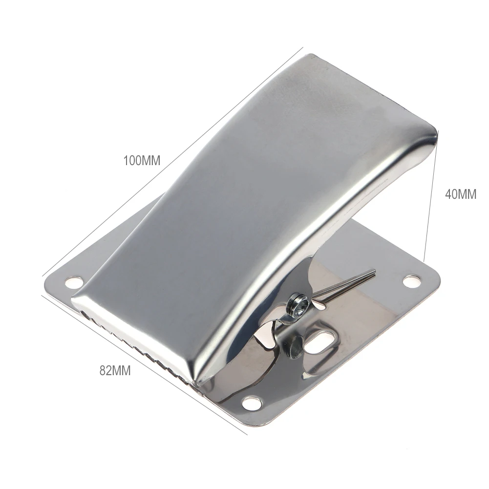 Stainless Steel Fish Fillet Clamp with Deep Jaw Clip for Fishing