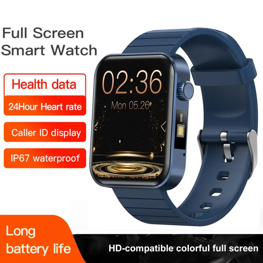 

Farfi Smart Wristwatch Multifunctional Blood Pressure Heart Rate Monitor IP67 Waterproof Fashion Bluetooth Call Smart Bracelet