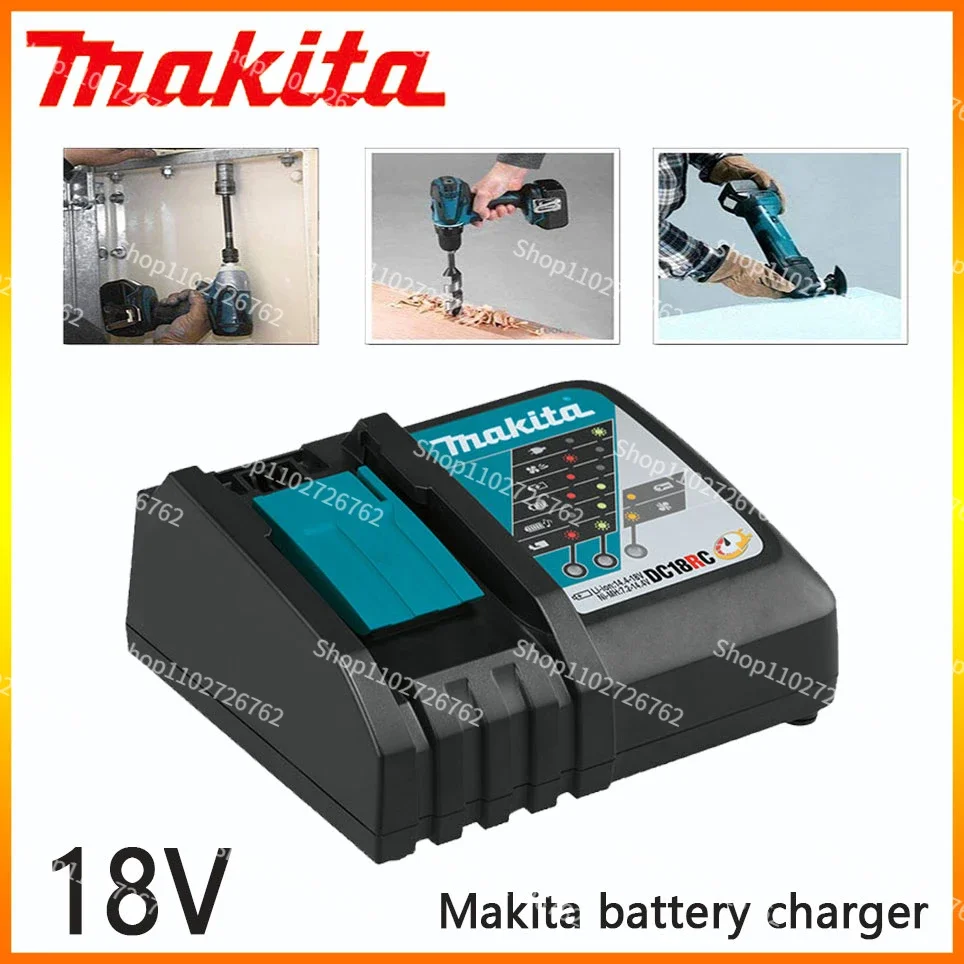 

Makita Original DC18VRC Battery Charger Makita 3A 6A 14.4V 18V Bl1830 Bl1430 BL1860 BL1890 Tool Power Charger USB Prot 18VRF