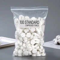 100pcs/bag Portable Compressed Towel Outdoor Travel 1