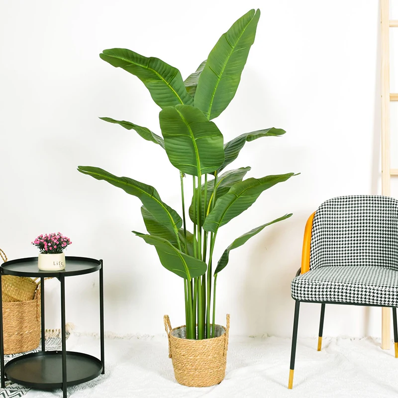 Paradijsvogelbloem Kunstplant 150cm - Grote Tropische Plant Voor Binnen En Tuin