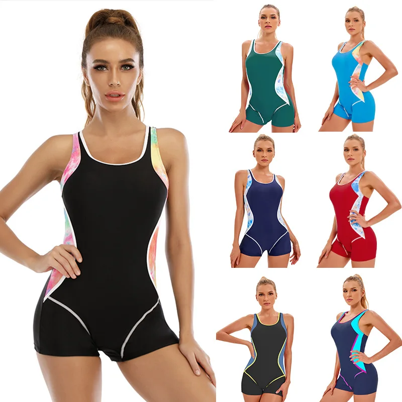 

2023 Sport One Piece Swimsuit Plus Size Sexy Swimwear Women Professional Bathing Suit Surfing Swimsuit Fashion Swimming Suit 5XL
