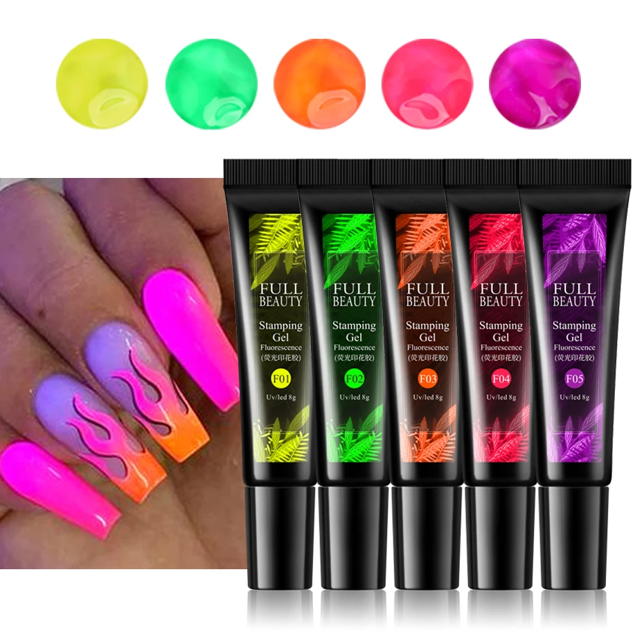 

Флуоресцентный неоновый гель для фотографий, 5/6 шт.