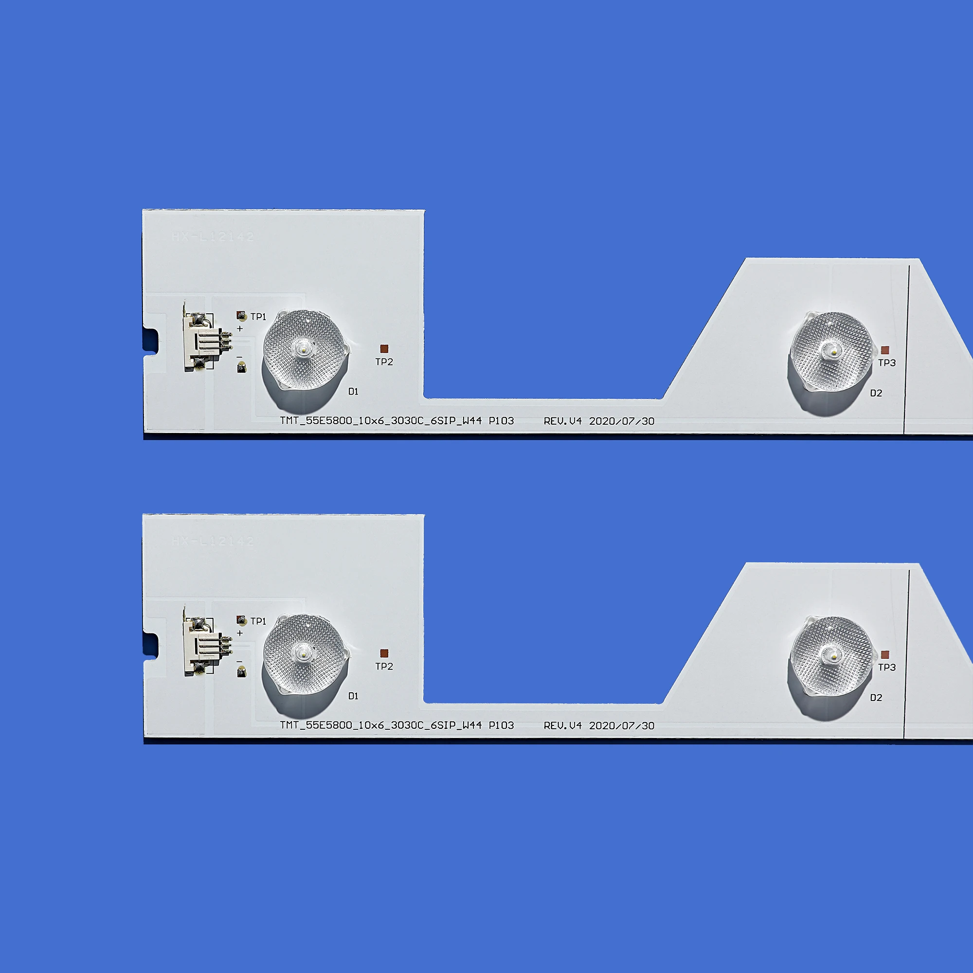 10 / 55 TCL L55E5800A-UD D55A620U B55A558U TMT-55E5800-10X6-3030C-6S1P-W44 YHF-4C-LB5506-YH1 100% ο 57.3CM 6V