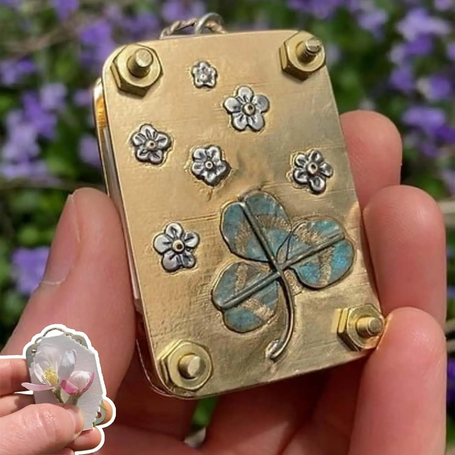 Micro Flower Press Miniature Flower Press Kit Plants Art Crafts Metal Pressing DIY Pressed Plant Preservation Kit flower press kit