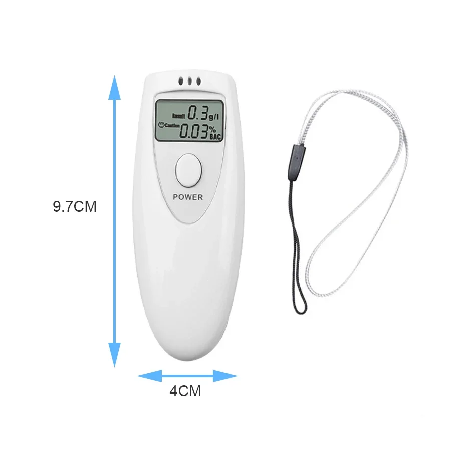 No Contacted Digital Alcohol Tester Portable Breath Alcohol Analyzer Breathalyzer Detector Detection LCD Screen alcohol tester breath alcohol tester