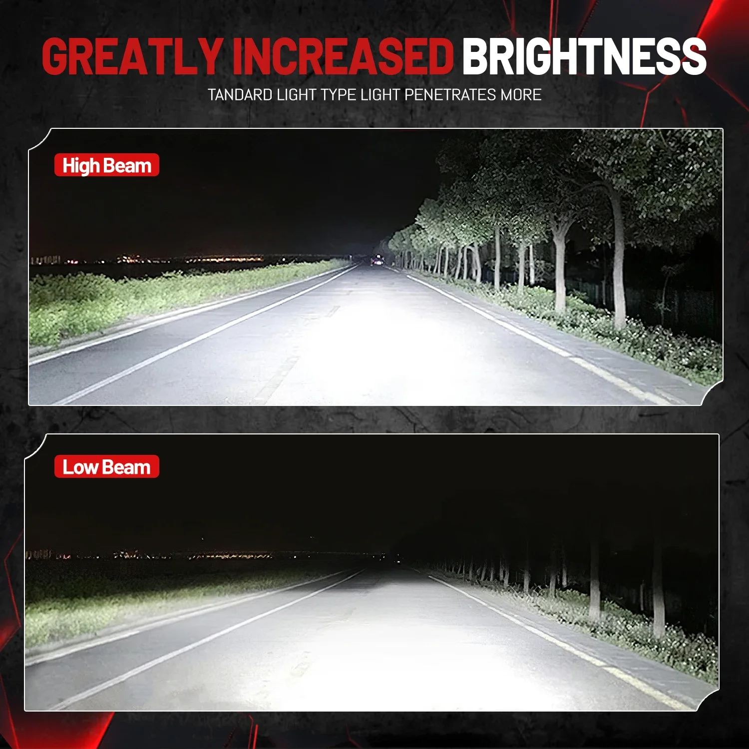 ACTVTCA 고출력 LED 헤드라이트, 캔버스 9005, HB3, 9006, HB4, 9012, HIR2 터보 램프, 12V, 24V, 300W, 30000LM, H7, H4, H11, 6000K