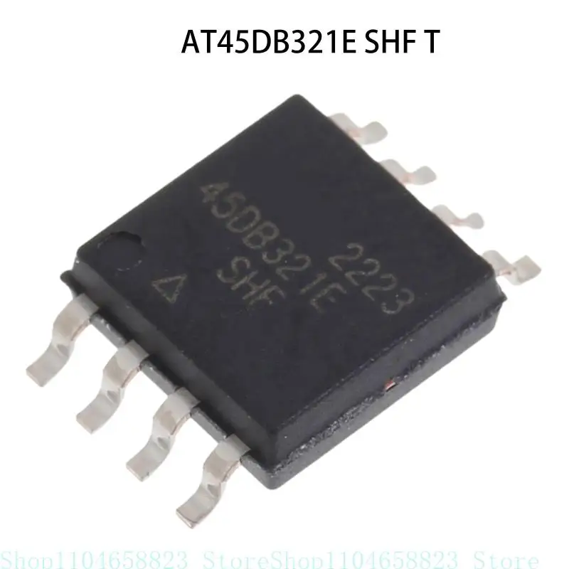 AT45DB321E-SHF-T 45DB321E-SH AT45DB321 SOP8 Serial Flash Memory 32MB bytes x 8192 Pages for Data Storage Application