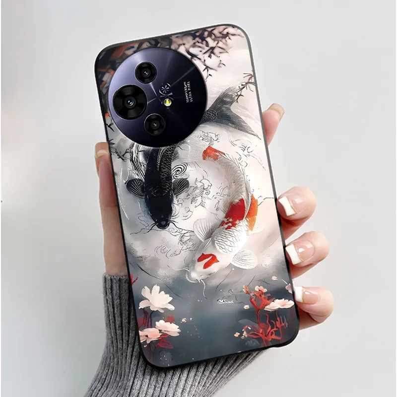 Luxury Cute Love Rabbit Black Soft Silicone Shockproof Phone Case Cover