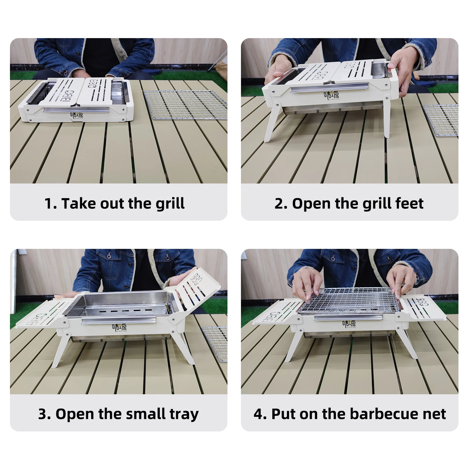 Réchaud Fusée Portable DareSpace à Bois – Cuisson Extérieure Avec Sac – Idéal Camping