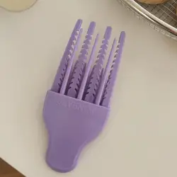 Heatless Hair Curling Clips for Natural Volume and Styling (Purple)