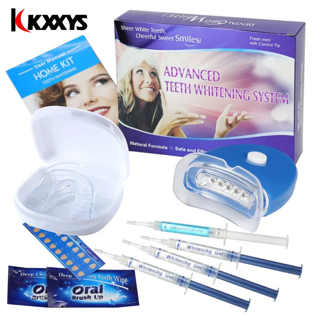 Teeth Whitening Dental Bleaching System Oral Gel Kit Tooth Whitener Bright Tooth Bleach Oral Hygiene Dental Care