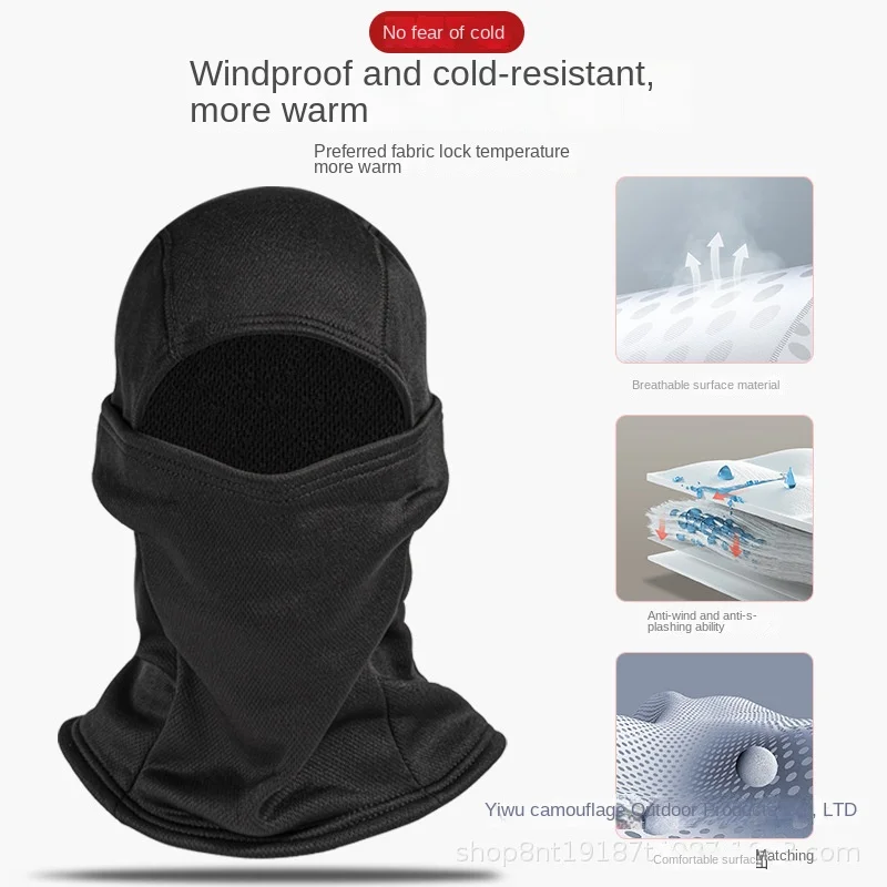 Winter Ski Cycling Face Mask Fleece Balaclava Polar Fleece Helmet Inner Cap