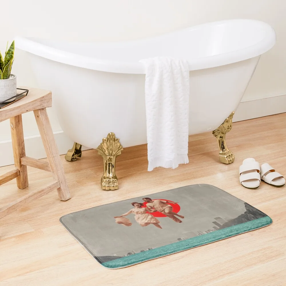 

Don't Look Back Bath Mat Carpet Living Room House Entrance Toilet Rug Bathroom Shower Mat
