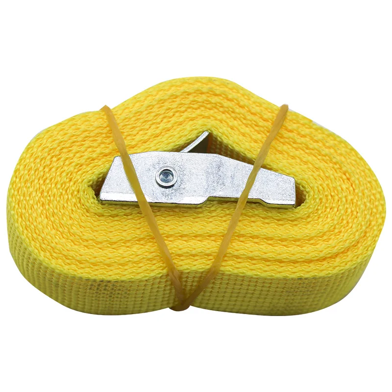 2M Pressure Buckle Straps Adjustable Binding Belt Rope Cargo Fixed Strap With Metal Buckle Tow Rope Ratchet Belt For Luggage Bag