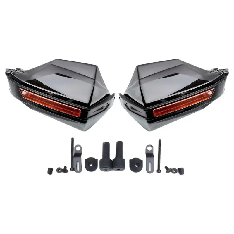 

Motorcycle Handle Bar Guard 22MM Universal Motorcycle Handle Protector Enlarged 2pcs Handle Bar Windshield With Installation Kit