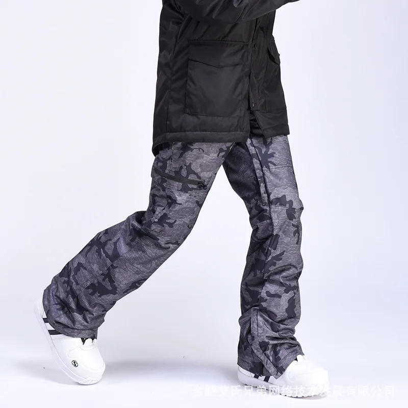 Ski Trousers Windproof Waterproof Warm and Breathable Snow Pants for Men and Women Winter Snowboard Outdoor Sports Trousers