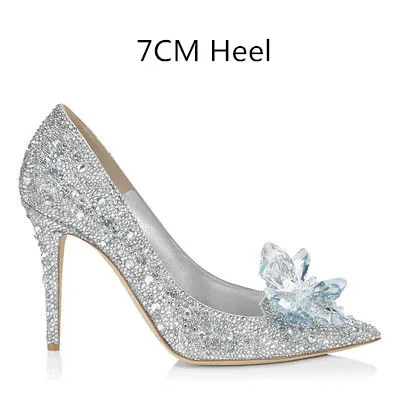 White Drill-7CM Heel