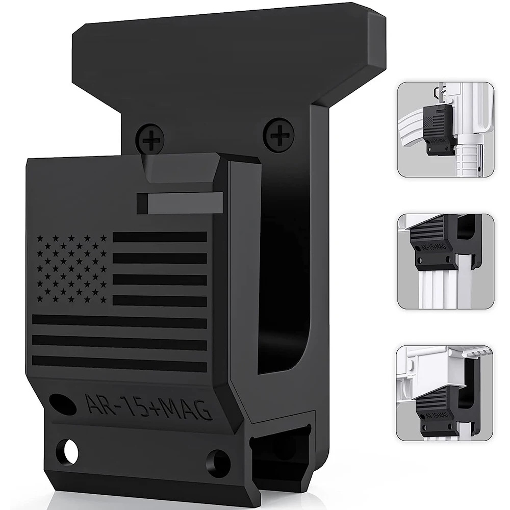 Ar Wall Mount AR-15 Rifle Wall Mount Holds Gun Magazine