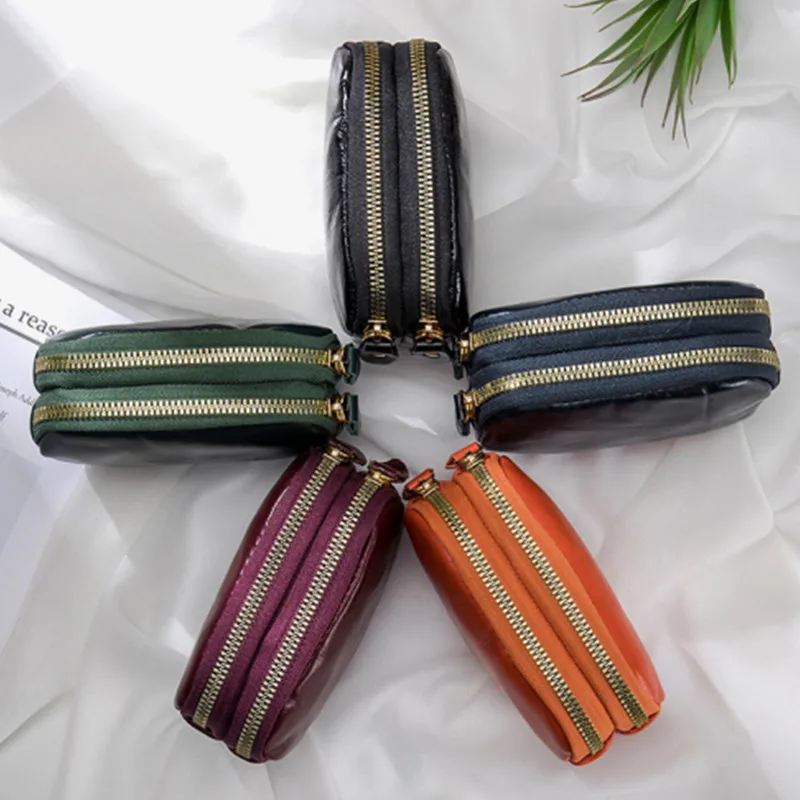 Leather Wallet Coin Purse Women's Leather Purse Coin Bag Multifunctional Change Storage Wallets Wallets For Women Handbag