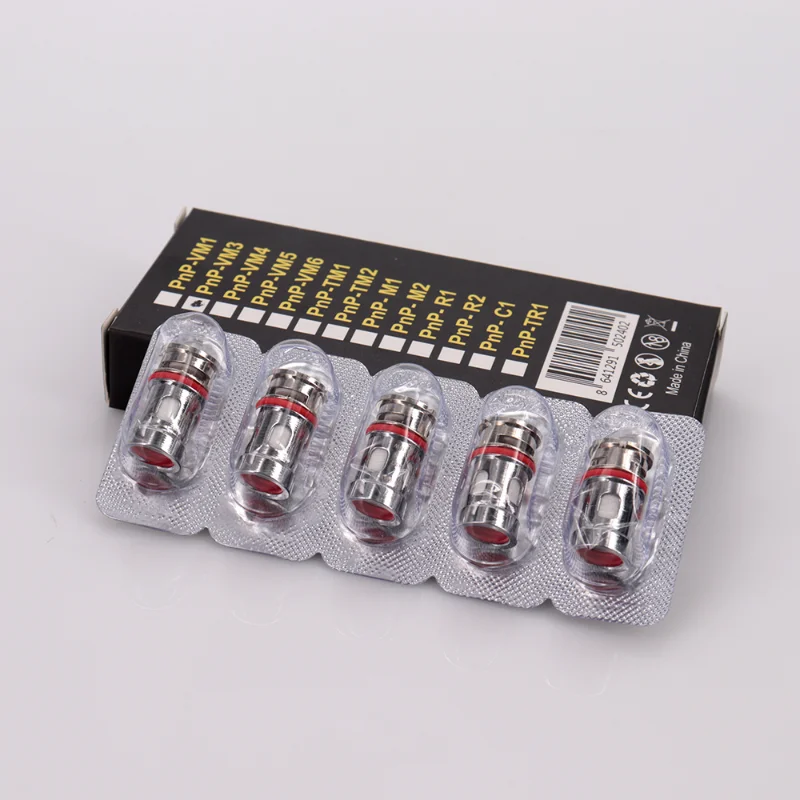 

5 шт/лот серия PnP катушка VM1/VM3/VM5/VM6/TM1/TM2/R1/C1/TR1 катушки Vape аксессуар для DRAG S Plus H80S E60 VINCI X Argus Air MTL