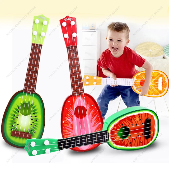 과일모양 기타 장난감으로 어린이의 음악적 재능 개발 촉진