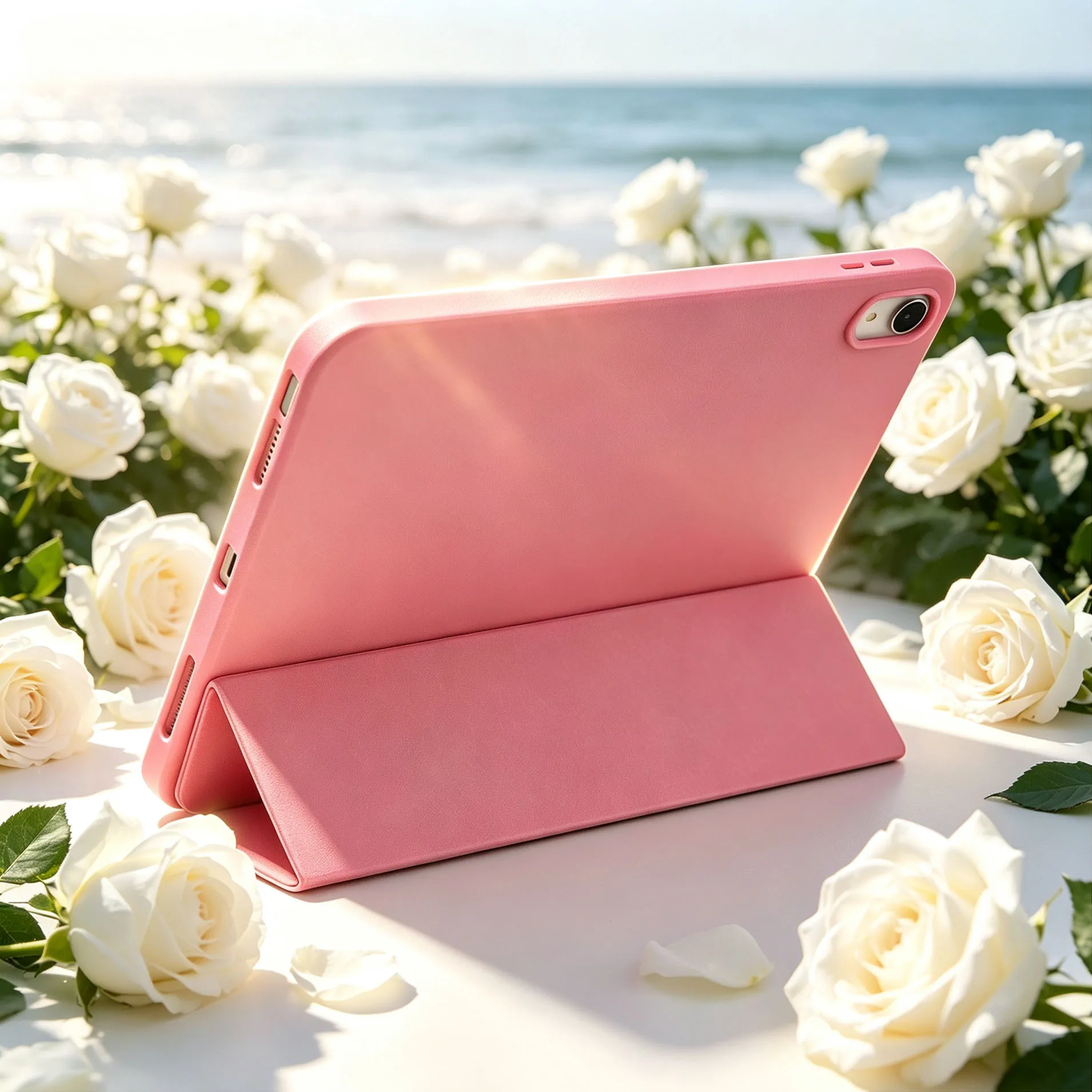 Premium Magnetic Flip Tablet Case with Pencil Holder and Smart Cover