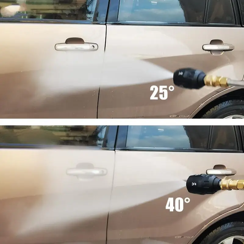 High Pressure Washer 5 Spray Angles Water Nozzle With 1/4" Quick Plug 3