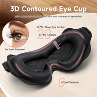 3D Sleeping Mask Eyepatch Blocking Light Eye Mask for Sleeping Soft Padded Slaapmasker Travel Sleeping Aid Sleep Patch 2