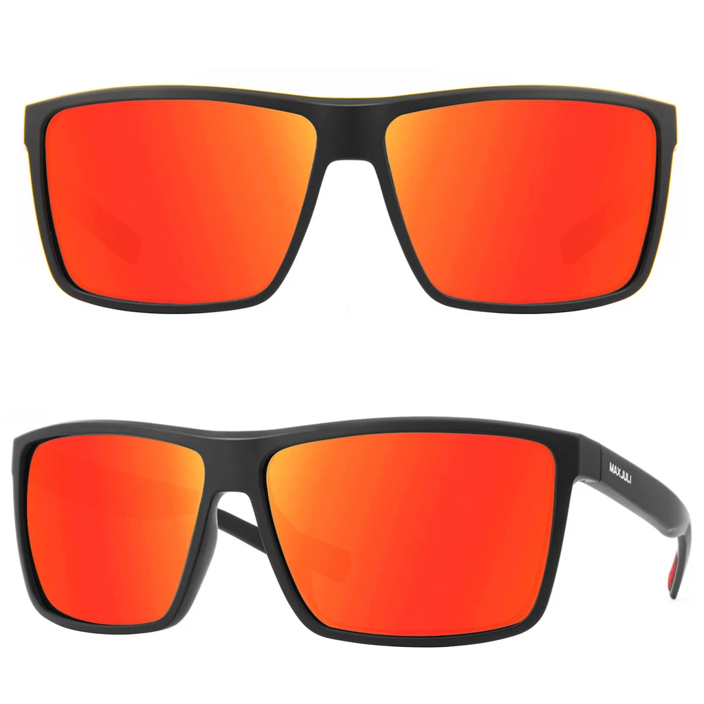 MAXJULI Polarisierte Big Sonnenbrille für Männer Frauen mit Big Heads UV 400 Schutz Sonnenbrille UV Schutz Angeln Brillen 8125 – Detail 8