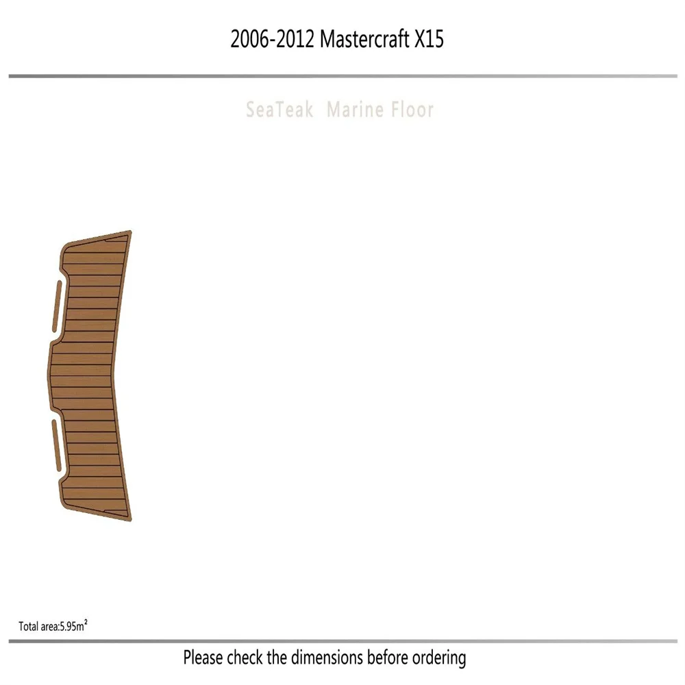 

2006-2012 MASTERCRAFT x15 платформа для плавания 1/4 "6 мм EVA искусственный Тиковый настил морской маринемат Gatorstep стильный самоклеящийся