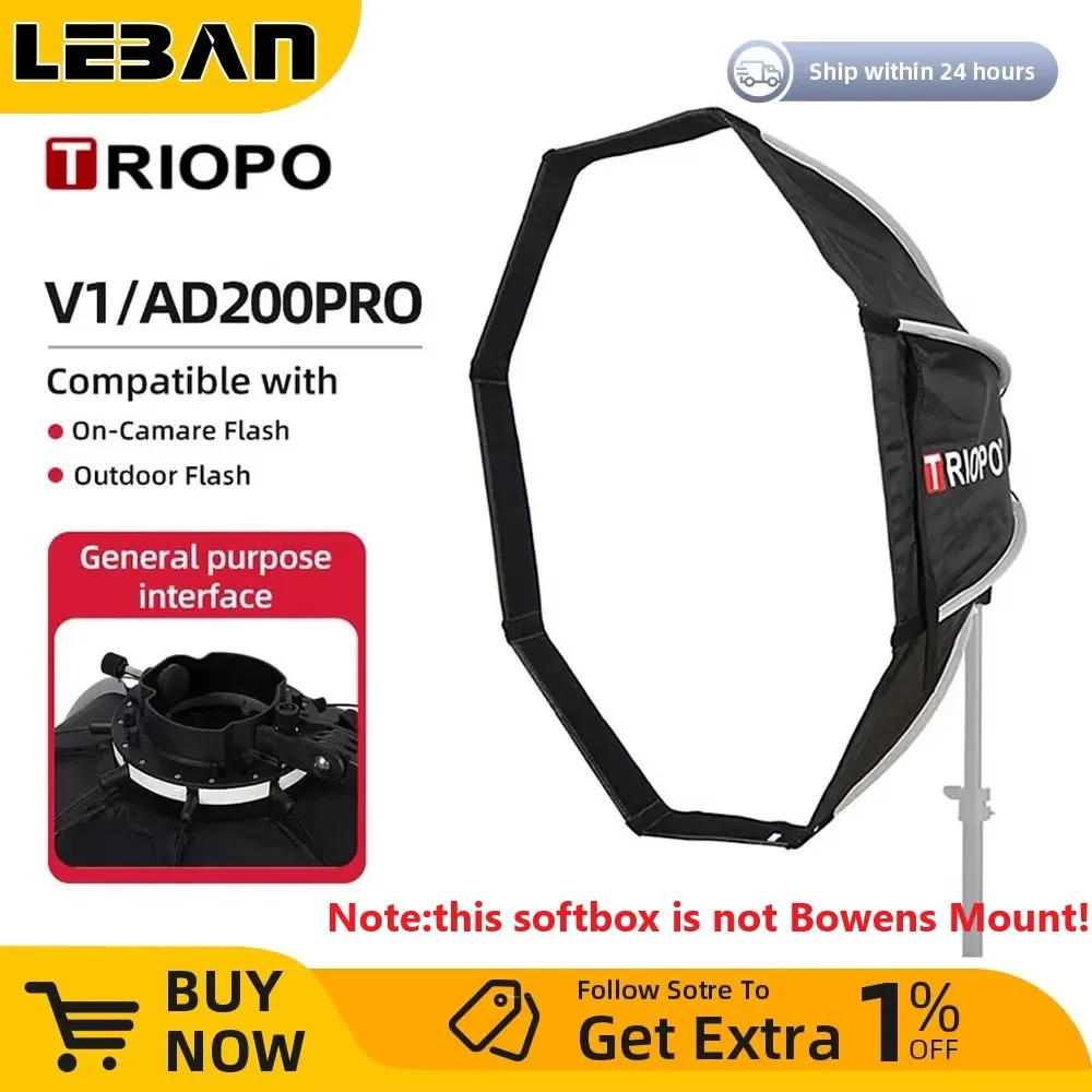 Triopo KX65 65cm KX90 90cm Speedlite Octagon Umbrella Softbox with