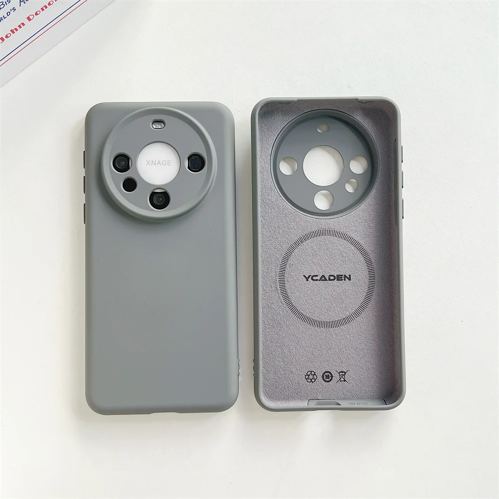 Luxury Liquid Silicone Magnetic Shockproof Case Cover