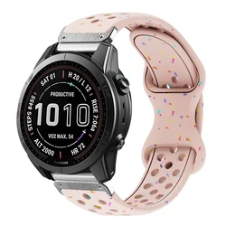 Quick Fit Silicone Sport Strap - Versatile Size Options - QuickFit 20mm (Pink - S)