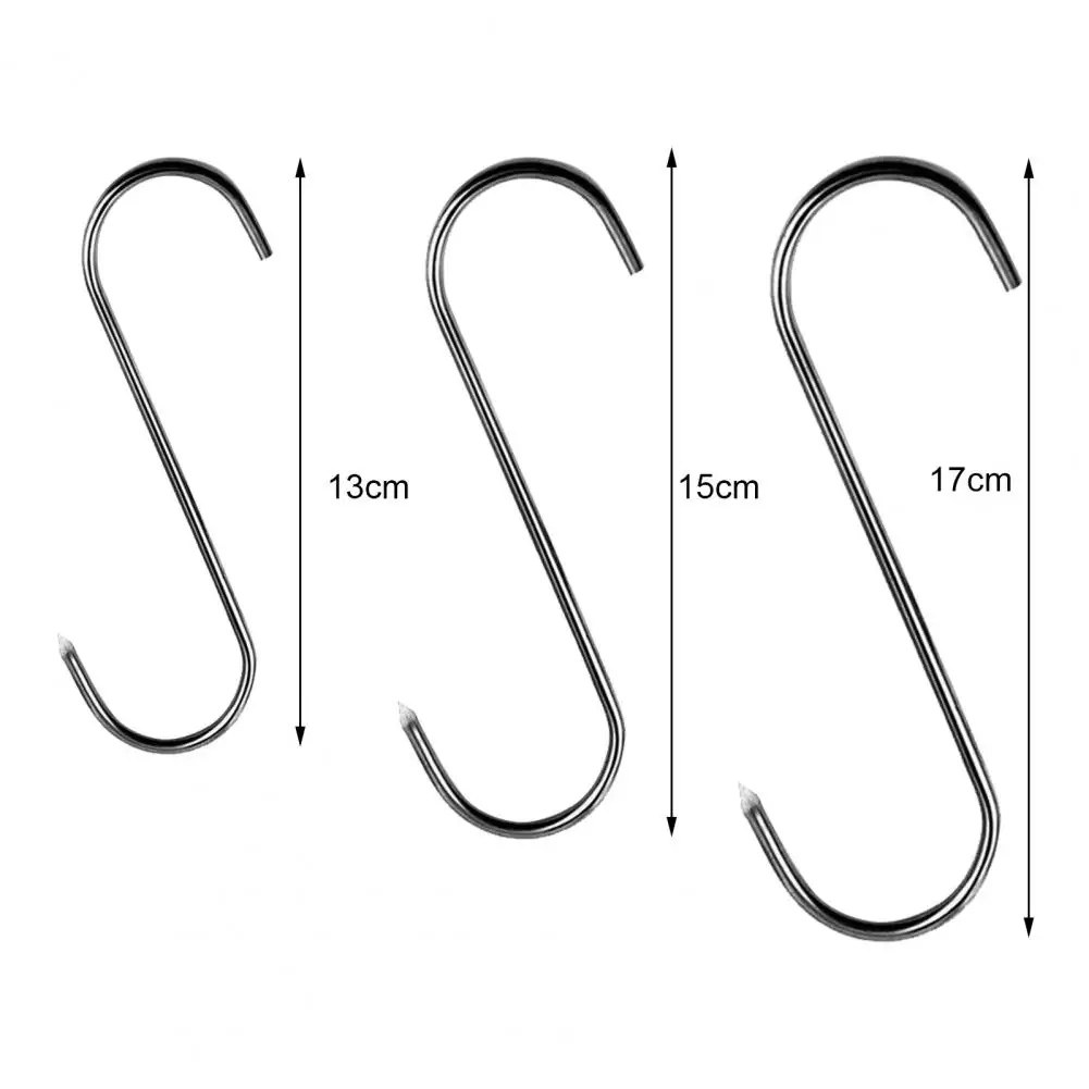 UsefulSShapedHooksVersatileNonCorrosionMultipurposeStainless