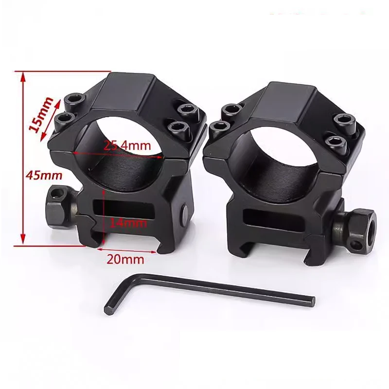 30mm/25.4mm Double Round Tube Card Holder Flashlight Clip Scope Mounting Ring Weaver Picatinny Rail Adapter Hunting Bracket 2PCS rifle scope mount rifle scope mount ring flashlight scope mount weapon flashlight mount