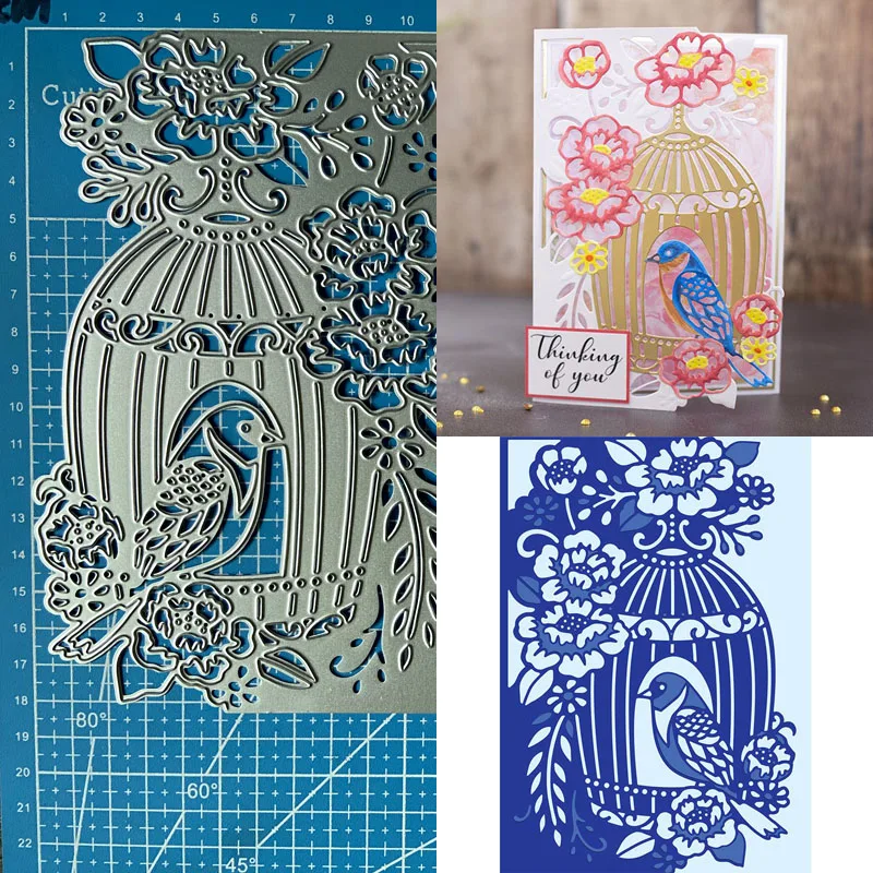 

Lucky Goddess Metal Cutting Dies Beautiful Birdcage Diy Scrapbooking Photo Album Decorative Embossing Paper Card Crafts