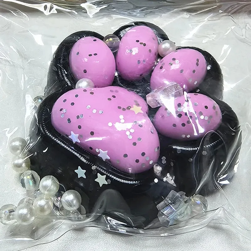 Squishy Cat Paw Stress Relief Toy – Soft Kawaii Squeeze Toy for Anxiety Decompression Sensory Fidget Gift for Kids & Adults - Bilde 3