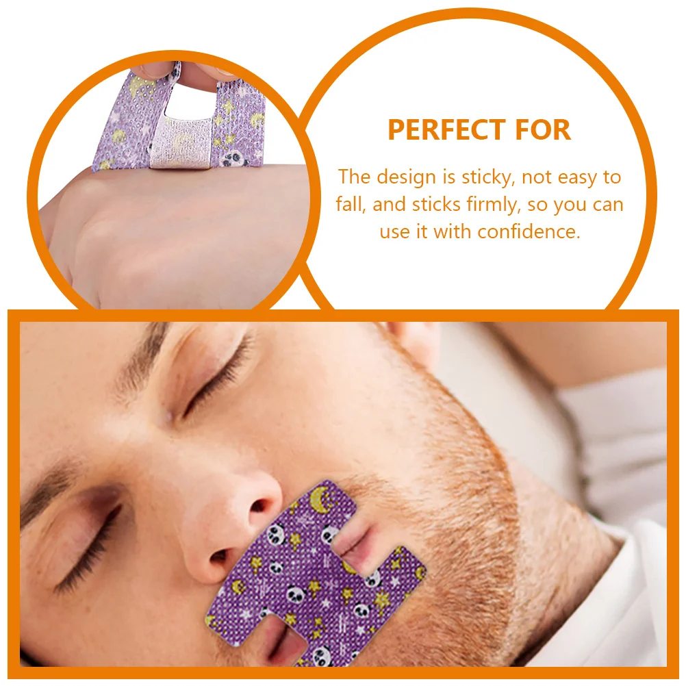 

40 Sheets of Mouth Breathing Tapes Skin-friendly Mouth Tapes Practical Breathing Tapes