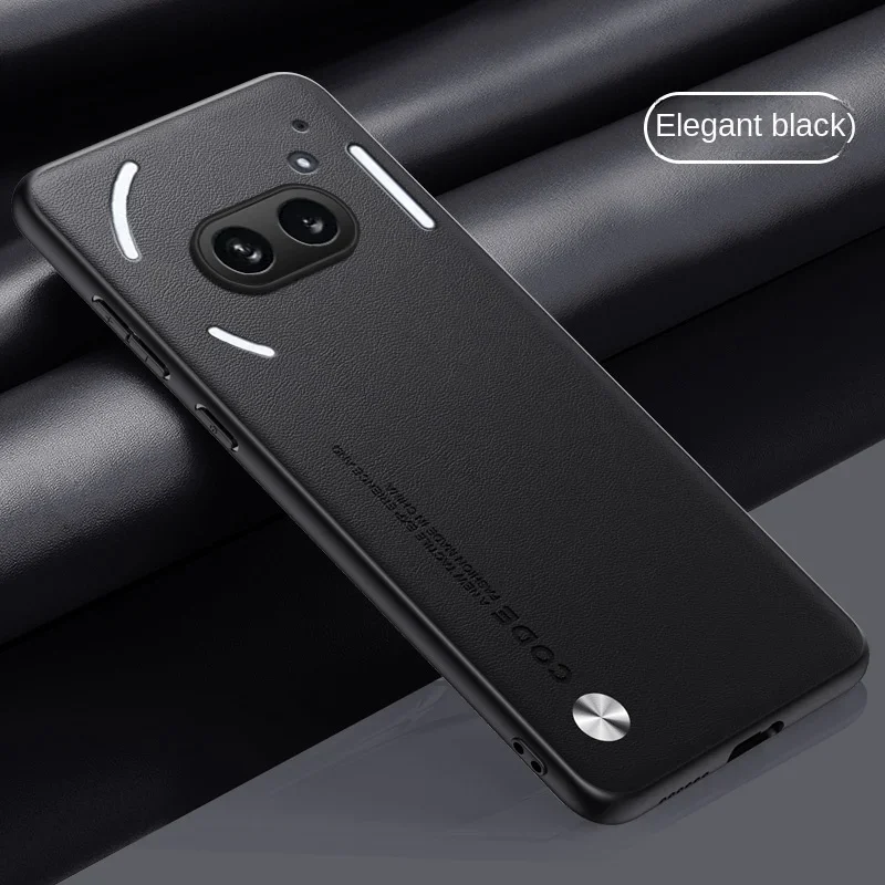 Fashionable Anti-Fingerprint Orange and Purple Leather Protective Case