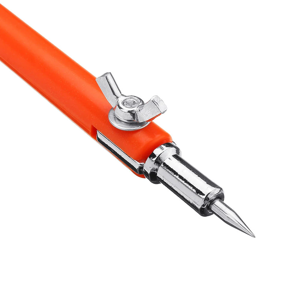 45 Steel Circular Marking Wood Working Drawing Compass Industry Line Scribe Tool Polypropylene Plastic Handle Good Insulation